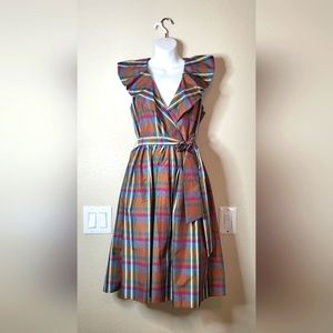 NWT Max & Cleo Wrap Halter Dress Sz 6